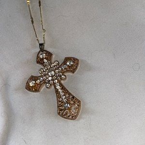 Big cross necklace
